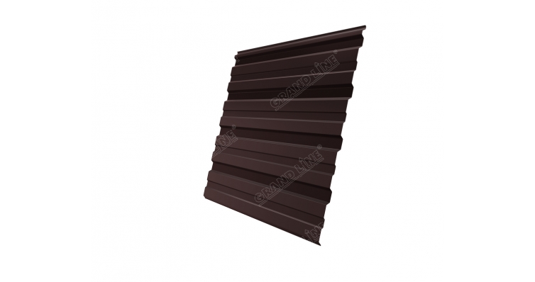 Профнастил С10R 0,45 PE-Double RAL 8017 шоколад