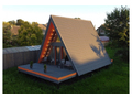 Металлочерепица классик Grand Line 0.5 Rooftop Бархат RAL 7024 мокрый асфальт