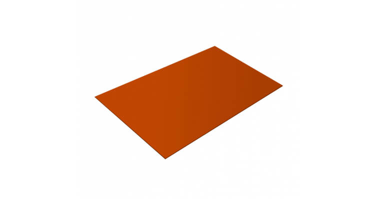 Плоский лист 0,45 PE RAL 2004 оранжевый