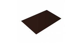 Плоский лист 0,45 PE RAL 8017 шоколад