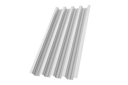 Профнастил Н75R 0,7 PE RAL 9003 сигнальный белый