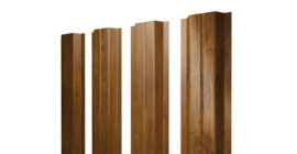 Штакетник П-образный A с прямым резом 0,45 Print-Double Elite Golden Wood