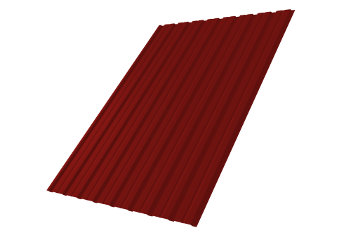 Профнастил С10В 0.7 PE RAL 3011 коричнево-красный