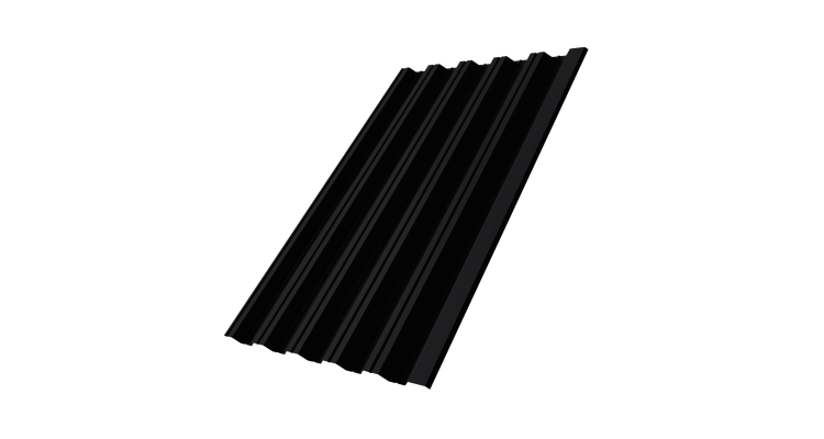 Профнастил НС35R 0,45 Drap TR RAL 9005 черный