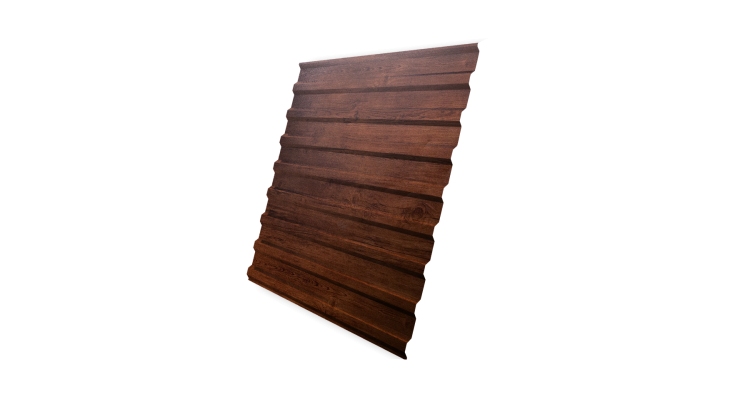 Профнастил С20B 0,45 Print Premium Cherry Wood Fresh TwinColor