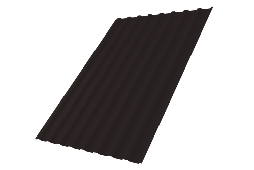 Профнастил С20B 0,5 Velur X RAL 9005 черный