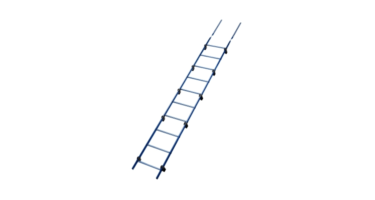 Лестница кровельная Grand Line RAL 5002 2,76м