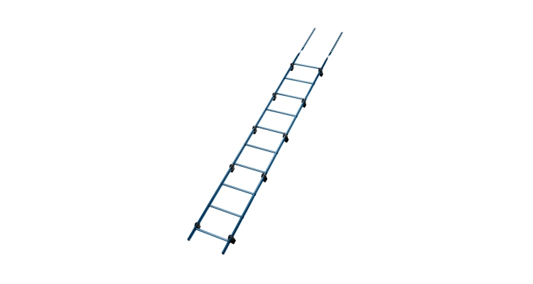 Лестница кровельная Grand Line RAL 5005 2,76м