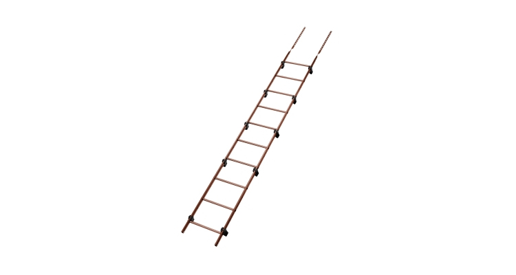 Лестница кровельная Grand Line RAL 8004 2,76м