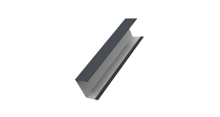 Крышка жалюзи Milan,Tokyo 0,5 Satin RAL 7024 мокрый асфальт (2,5м)