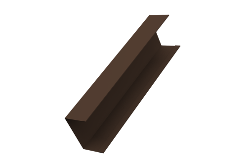 Крышка жалюзи Milan, Tokyo для калиток, ворот 0,45 Drap-double TX RR 32 темно-коричневый (2,5м)